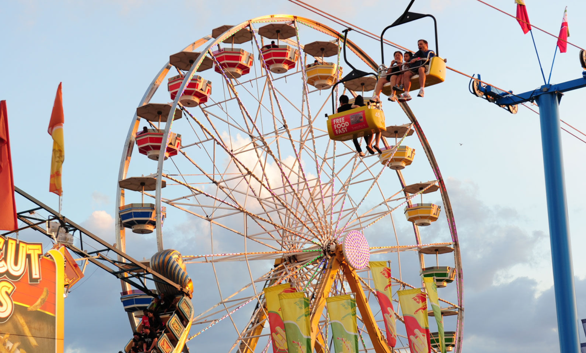 Ferris Wheel image during the day.