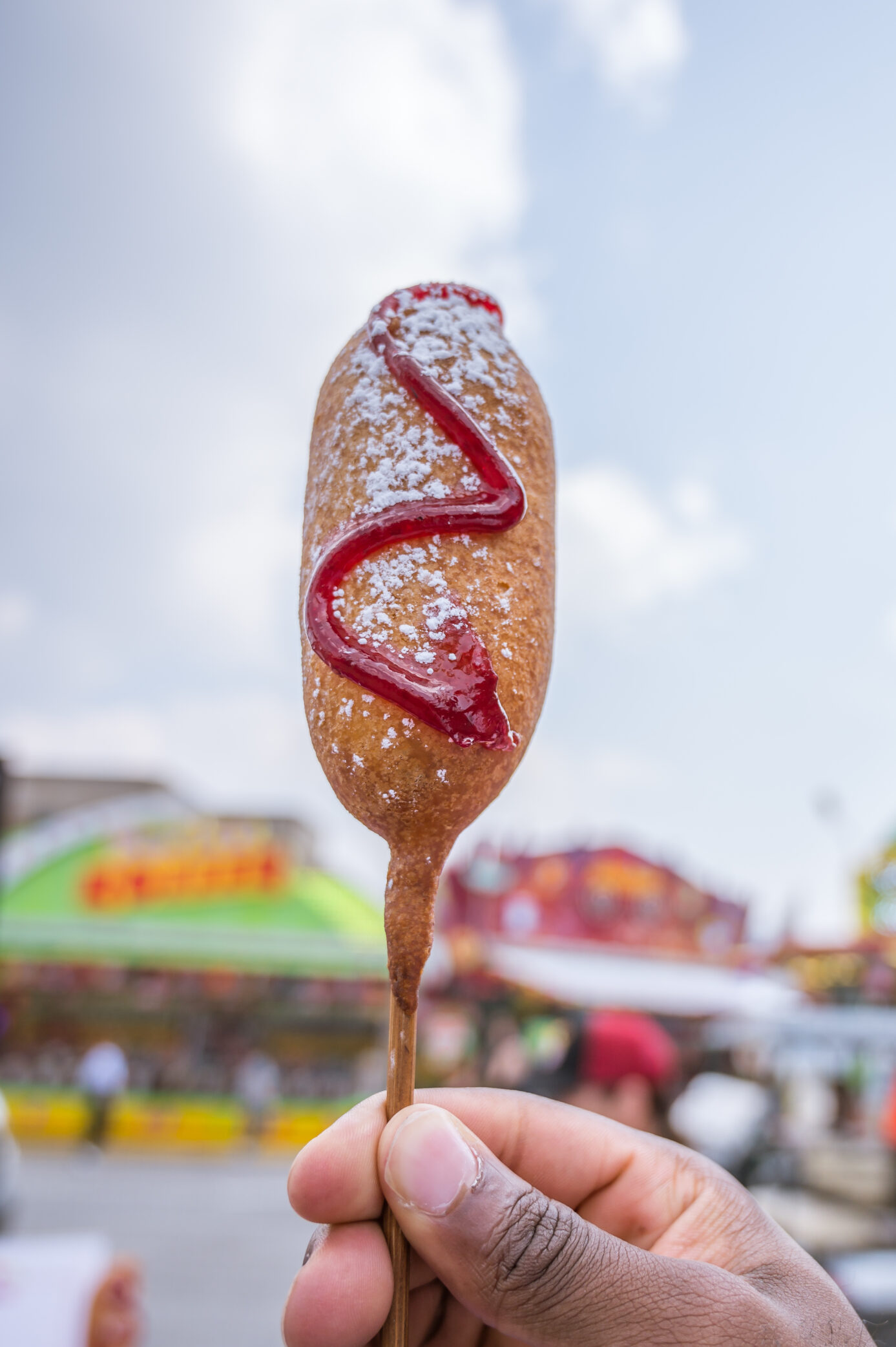 Peanut Butter Chocolate Corndog - Peanut Butter Chocolate Corndogs